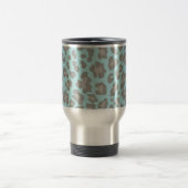 Mug De Voyage Empreinte de léopard bleu et gris (Centre)