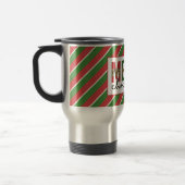 Mug De Voyage Empreinte de léopard de Noël moderne Red Green Str (Gauche)