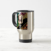 Mug De Voyage Empreinte de léopard multicolore (Devant gauche)