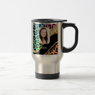 Mug De Voyage Empreinte de léopard multicolore