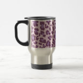 Mug De Voyage Empreinte de léopard violet et lavande (Gauche)