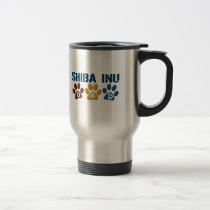 Mug De Voyage Empreinte de patte 1 de papa de SHIBA INU