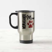Mug De Voyage Empreinte de patte 2 de maman de Weimaraner (Gauche)