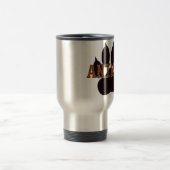 Mug De Voyage Empreinte de patte d'animal noir (Centre)