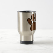 Mug De Voyage Empreinte de patte de chien Pixel (Centre)