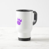 Mug De Voyage Empreinte de patte des services de pose pour anima (Devant droit)