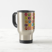 Mug De Voyage Empreintes de pattes (Devant gauche)