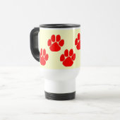 Mug De Voyage Empreintes de pattes (Devant gauche)