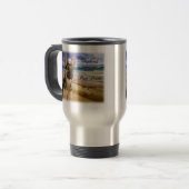 Mug De Voyage Empreintes de pattes de berger allemand (Devant gauche)