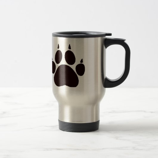 Mug De Voyage Empreintes de pattes de chat (Droit)