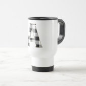 Mug De Voyage en vichy Vérifier A (Devant droit)