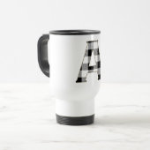 Mug De Voyage en vichy Vérifier A (Devant gauche)