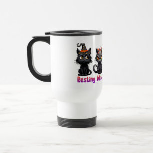 Mug De Voyage Enchanter le groupe de chats d'Halloween
