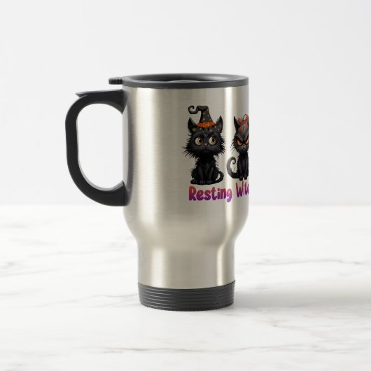Mug De Voyage Enchanter le groupe de chats d'Halloween (Gauche)