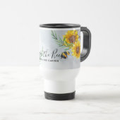 Mug De Voyage Enregistrer Les Abeilles - Citations, Slogans Dit  (Devant droit)