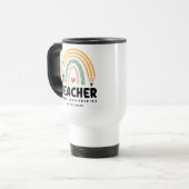 Mug De Voyage Enseignant Apprendre Amour Inspirer Rainbow Person (Devant gauche)