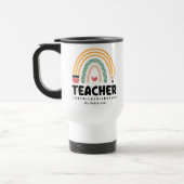 Mug De Voyage Enseignant Apprendre Amour Inspirer Rainbow Person (Gauche)