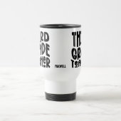 Mug De Voyage Enseignant de Troisième Année | Conception de Text (Centre)