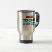 Mug De Voyage Enseignant marrant des maths (Devant droit)
