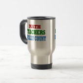 Mug De Voyage Enseignant marrant des maths (Devant gauche)