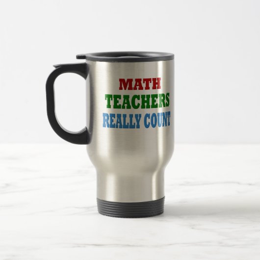 Mug De Voyage Enseignant marrant des maths (Gauche)