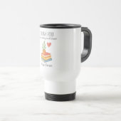 Mug De Voyage Enseignant Merci - Cadeau d'appréciation du coeur (Devant droit)