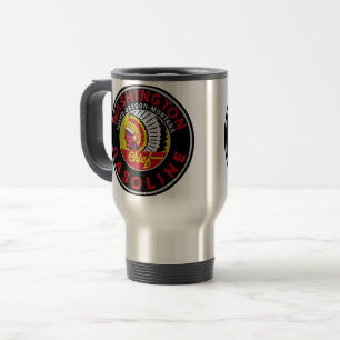 Mug De Voyage Enseigne vintage en détresse de l'essence Washingt