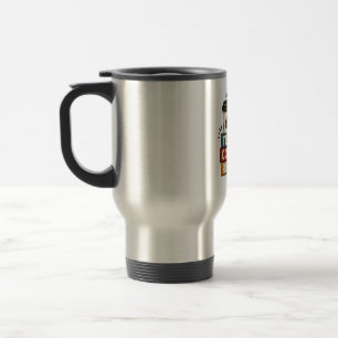 Mug De Voyage Enseigner Café Répéter Prof Retro Rentrée Scolaire