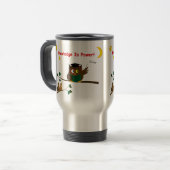 Mug De Voyage Enseigner la chouette avisée (Devant gauche)