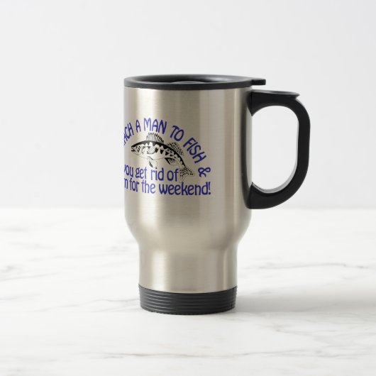 Mug De Voyage Enseignez un homme (Droit)
