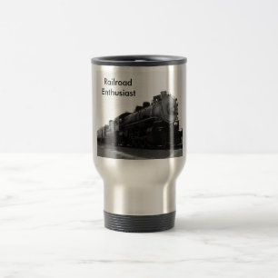 Mug De Voyage Enthousiaste de chemin de fer