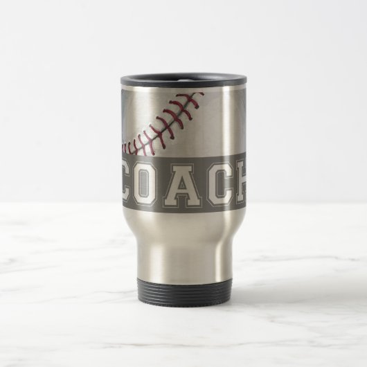 Mug De Voyage Entraîneur de baseball (Centre)