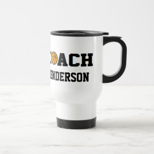 Mug De Voyage Entraîneur de football - personnalisé
