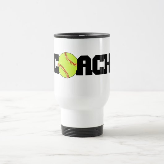 Mug De Voyage Entraîneur du base-ball (Centre)