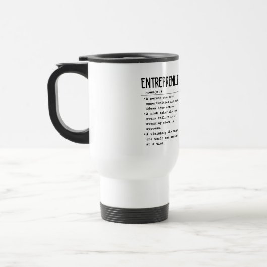 Mug De Voyage Entrepreneur (Gauche)