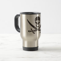 Épées de crânes d'obsidienne Drapeau pirate de Cal