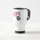 Mug De Voyage Épouse d'armée (Devant droit)
