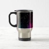 Mug De Voyage Equalizer Disco Lights volume de musique personnal (Gauche)