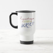 Mug De Voyage Equestrogen : cheval drôle (Gauche)