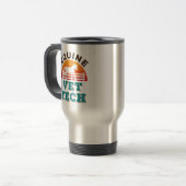 Mug De Voyage Equine Vet Tech Horse Technicien Vétérinaire (Devant gauche)