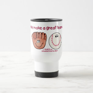 Mug De Voyage Équipe de baseball et de baseball
