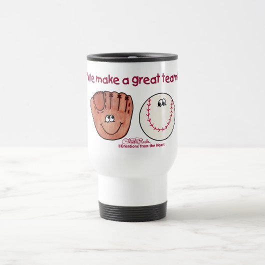 Mug De Voyage Équipe de baseball et de baseball (Centre)