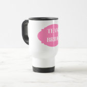 Mug de voyage Équipe de la mariée (Devant gauche)