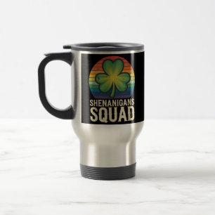 Mug De Voyage Équipe de Shenanigans tenue assortie pour la St Pa