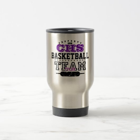 Mug De Voyage Équipe de sport d'école (Centre)