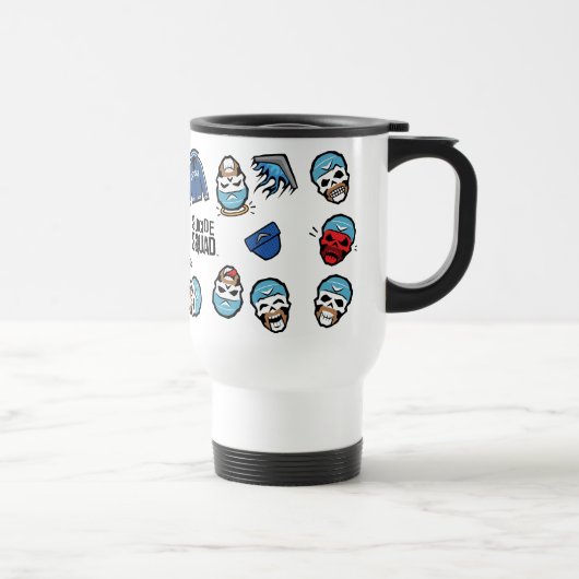 Mug De Voyage Équipe de suicide | Capitaine Boomerang Emoji Moti (Droite)