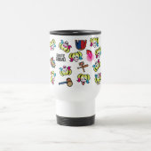 Mug De Voyage Équipe de suicide | Harley Quinn Emoji Motif (Centre)