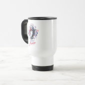 Mug De Voyage Équipe de suicide | Harley Quinn Graffiti encré (Devant gauche)