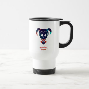 Mug De Voyage Équipe de suicide   Harley Quinn Head Icon