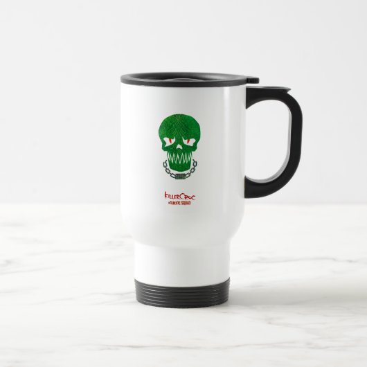 Mug De Voyage Équipe de suicide | Icône Tête Croc de tueur (Droite)